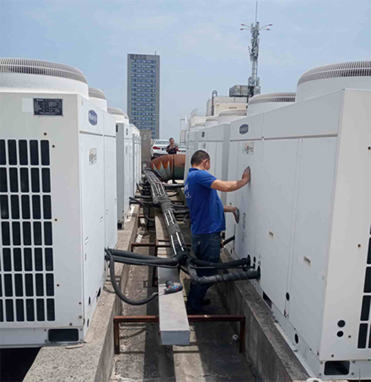 大丰中央空调制热和不制冷系统维修方法